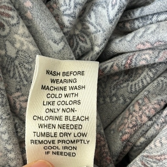 🆕Mudd Square Neck Body Con Long Sleeve Dress Medallion Pattern Navy Sz M - Picture 6 of 7